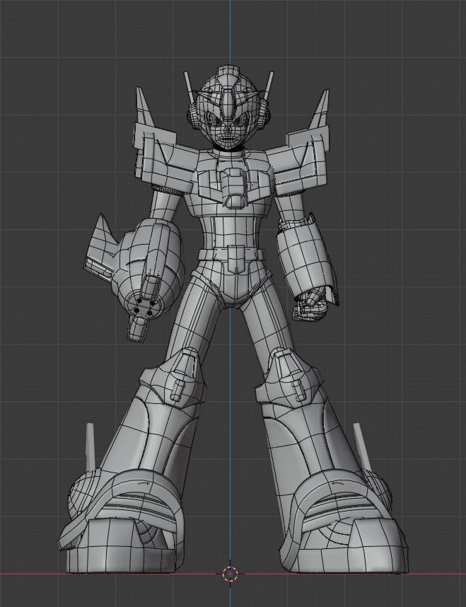 Megaman X Force Armor - Mega Man X4 3D model_9