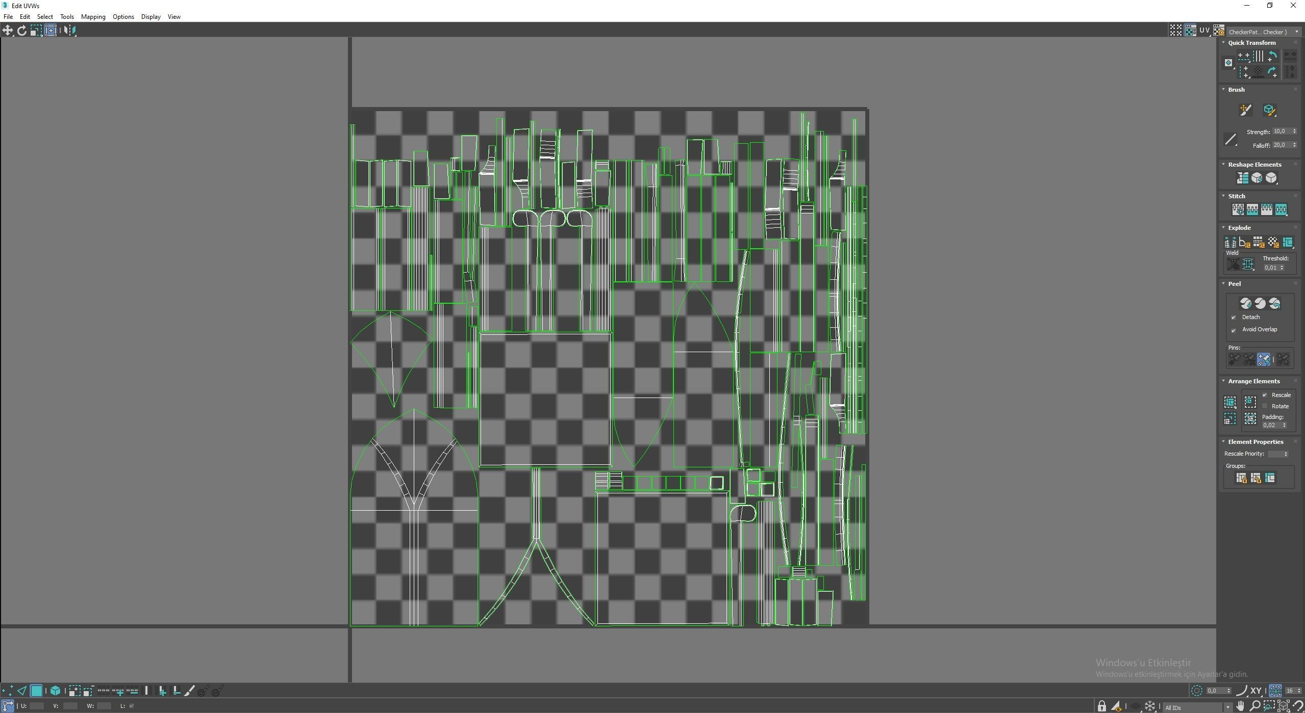 Medieval Rustic Low-poly 3D model_2