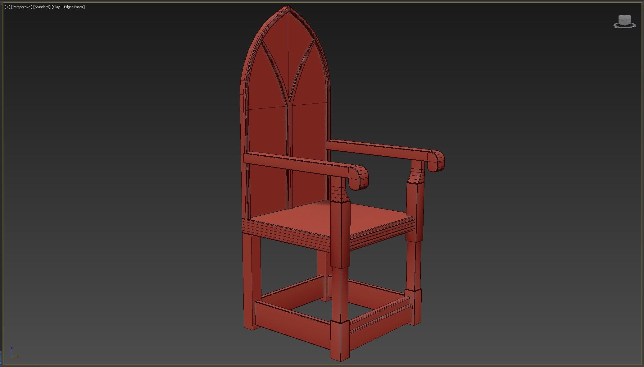 Medieval Rustic Low-poly 3D model_3