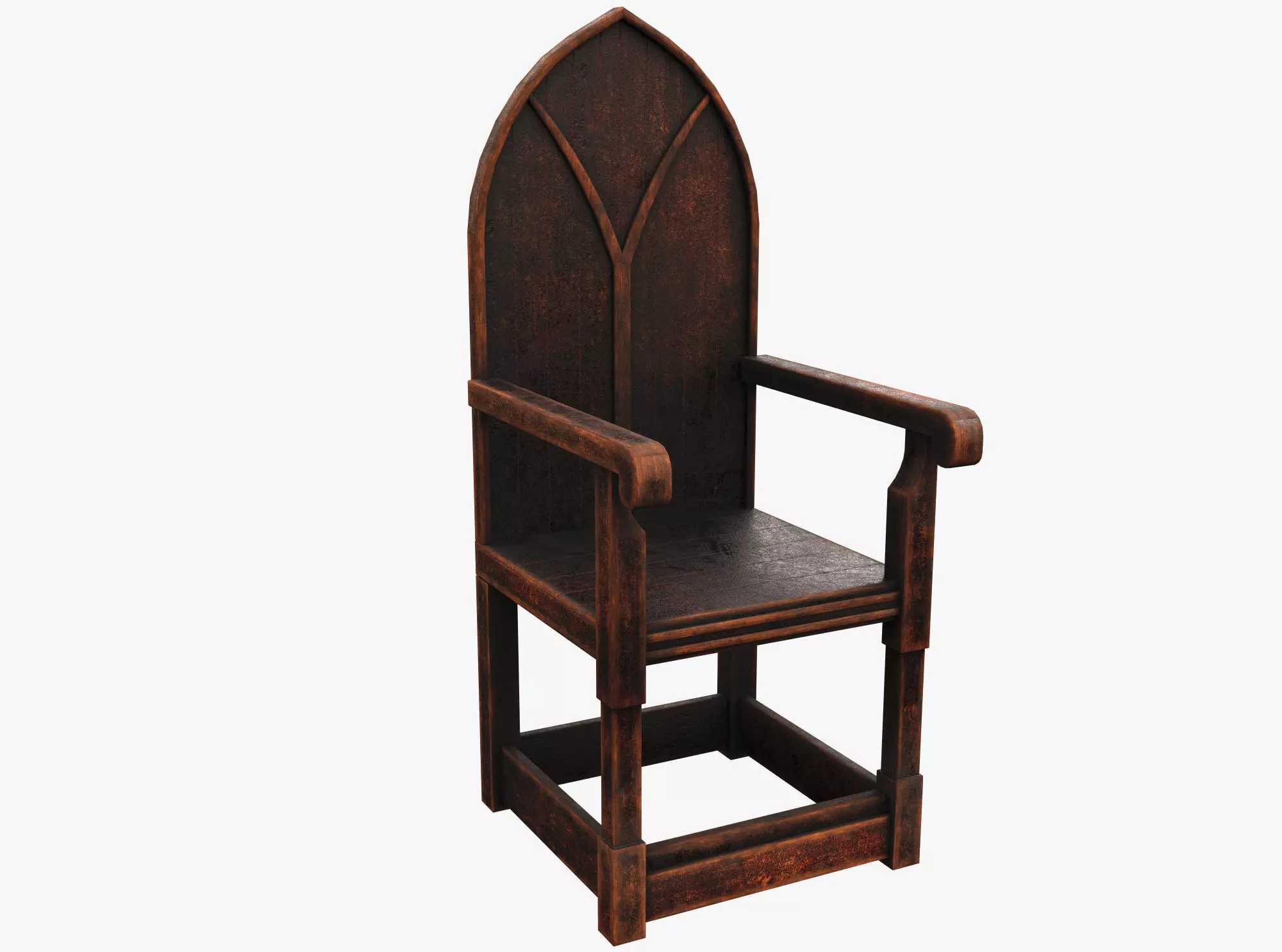 Medieval Rustic Low-poly 3D model_0