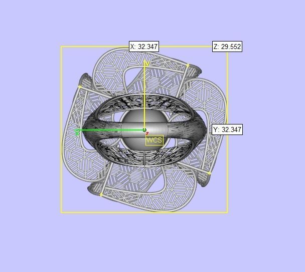 Beautiful Filigree Ring 3D print model_5