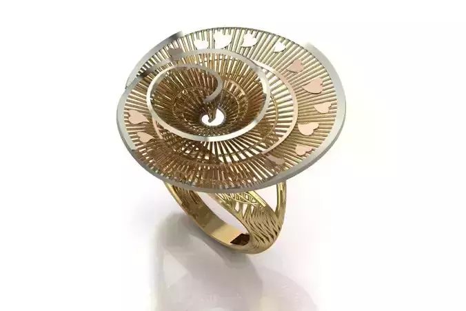 small little heart design printable filigree file 