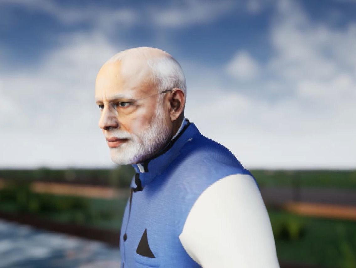 President Mod of India 3D Unreal Engine 4-coolgames 3D model_5