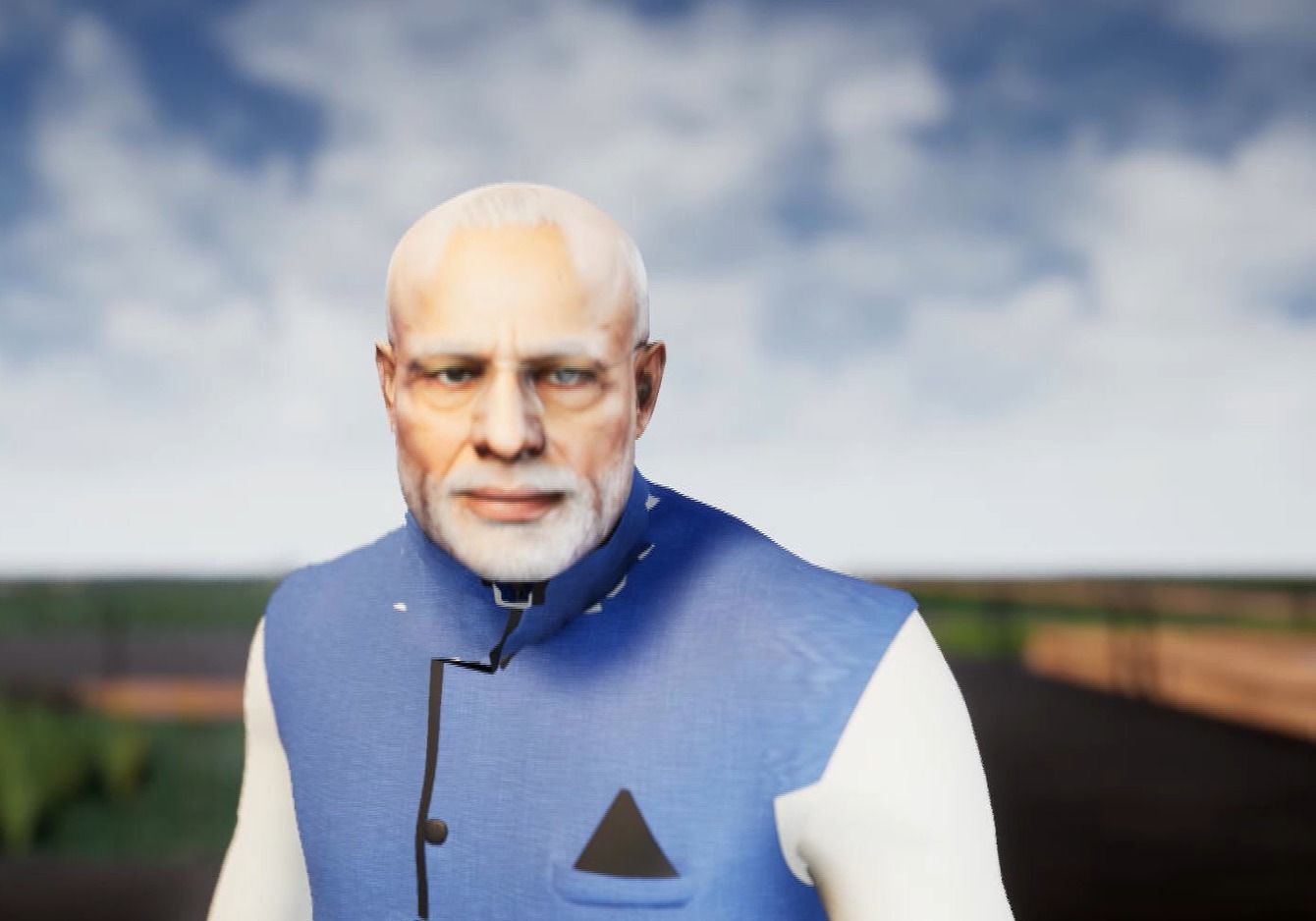 President Mod of India 3D Unreal Engine 4-coolgames 3D model_2