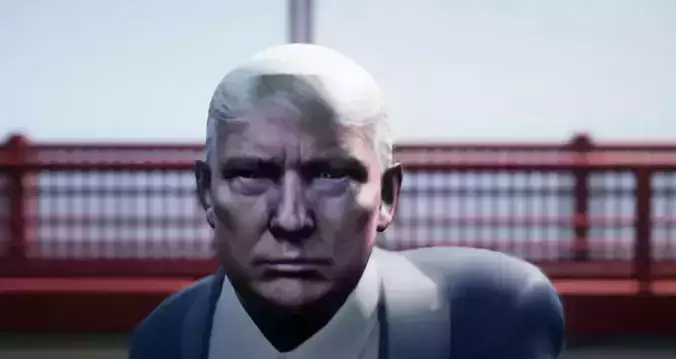 Trump 3D Unreal engine 4 3rd model-coolgames