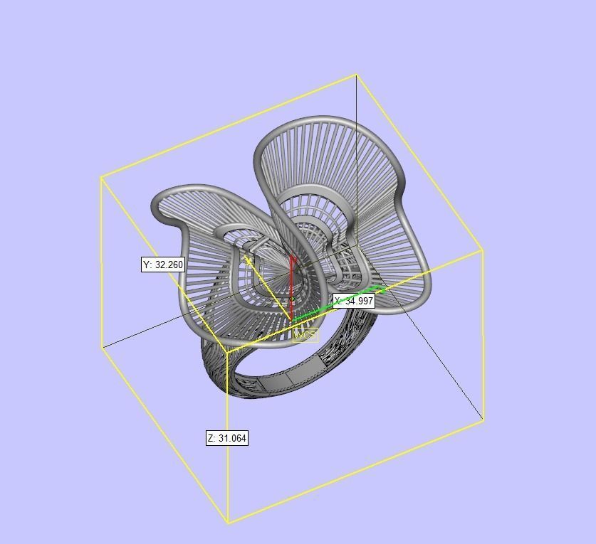 curves of gold design by varshi 3D print model_2