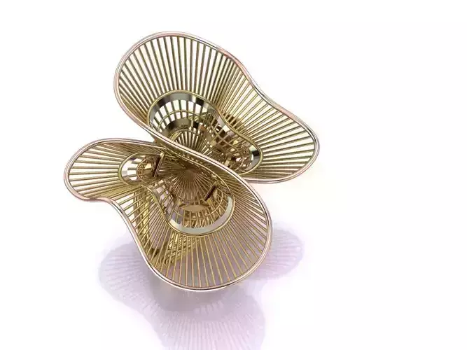 curves of gold design by varshi 3D print model