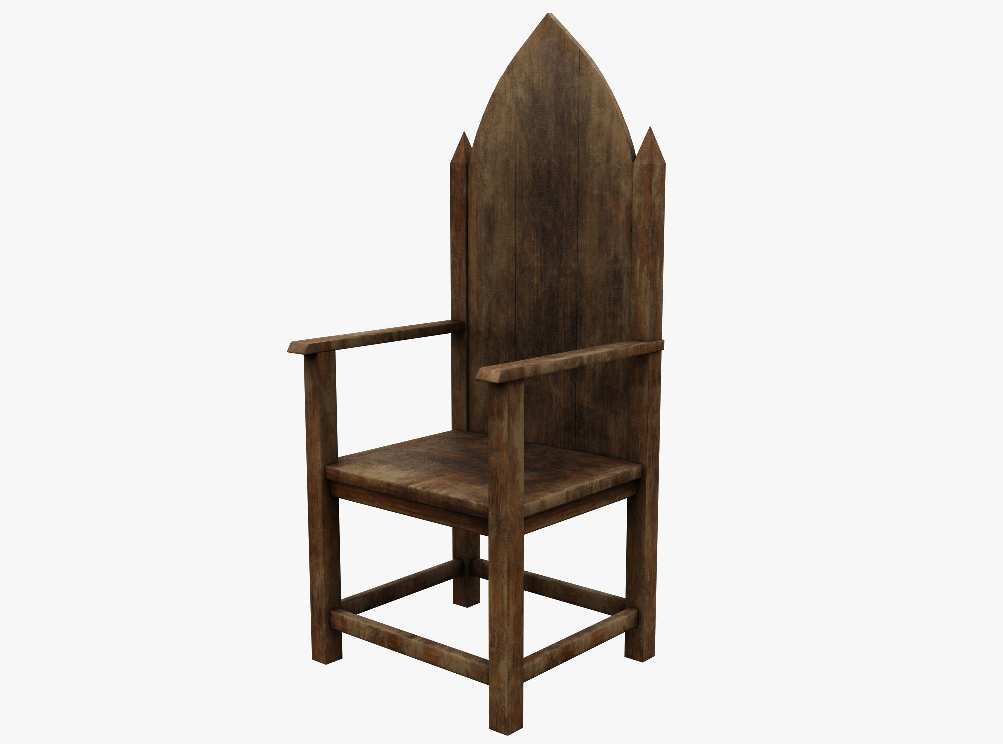 Medieval Rustic Low-poly 3D model_1