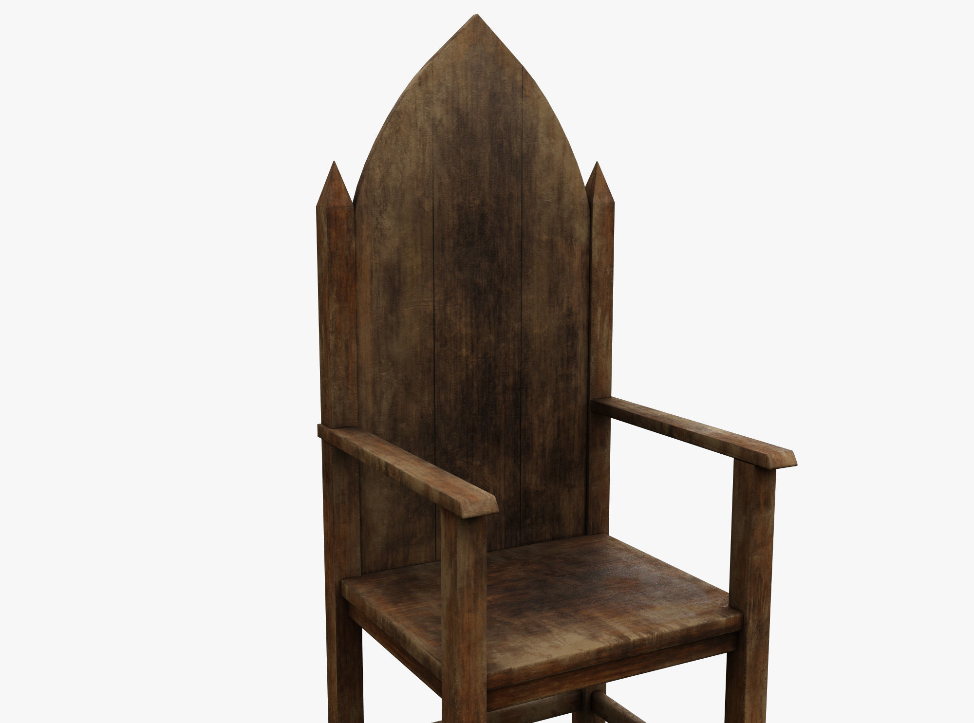 Medieval Rustic Low-poly 3D model_2