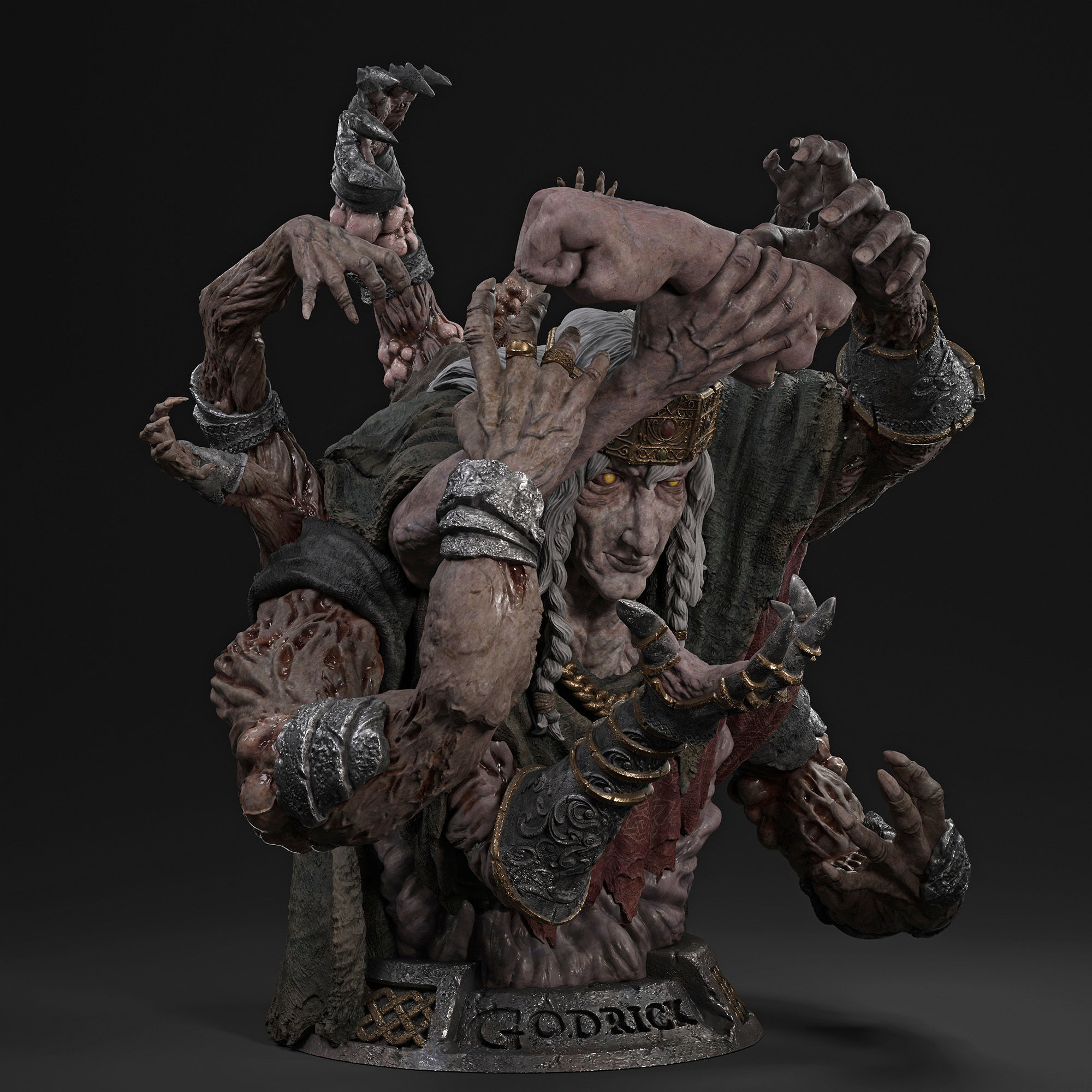 Godrick the grafted 3D print model_2