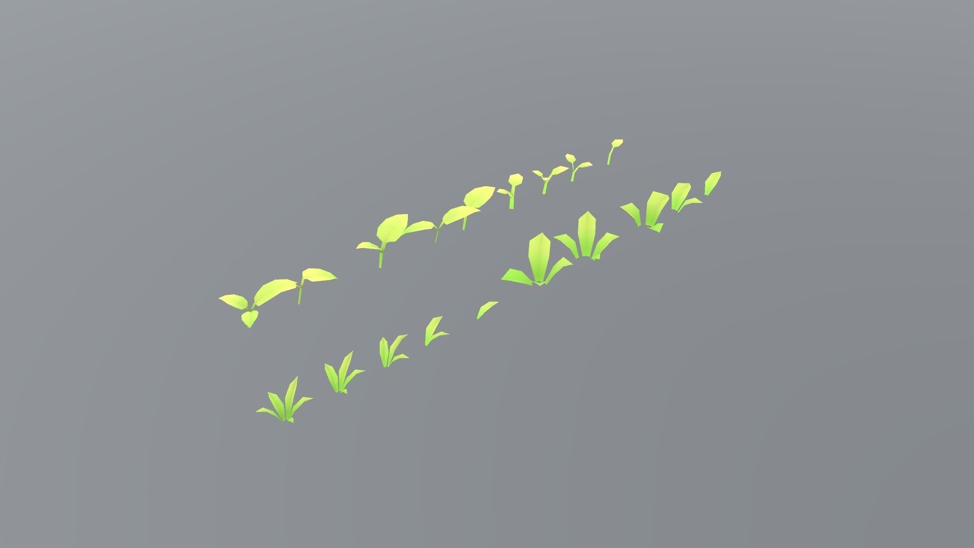 Stylized Vegetation Pack - V1 Low-poly 3D model_3