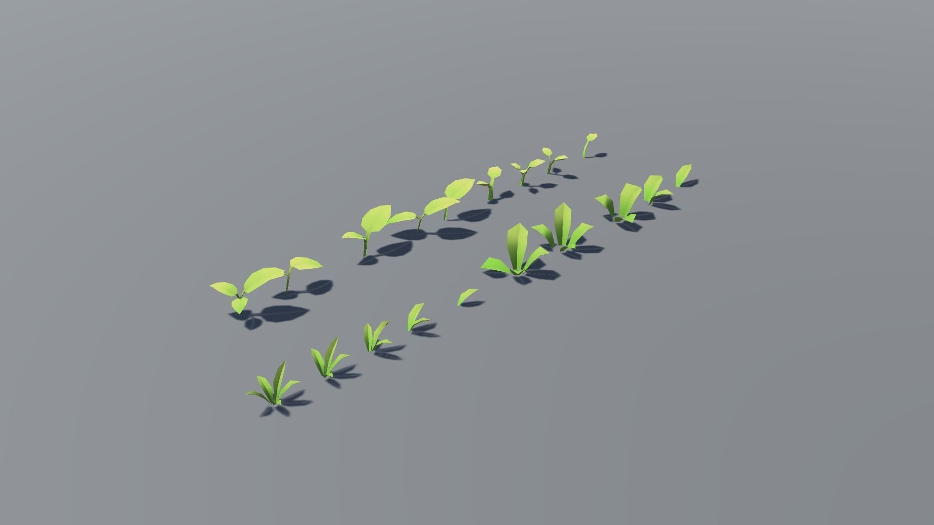 Stylized Vegetation Pack - V1 Low-poly 3D model_4