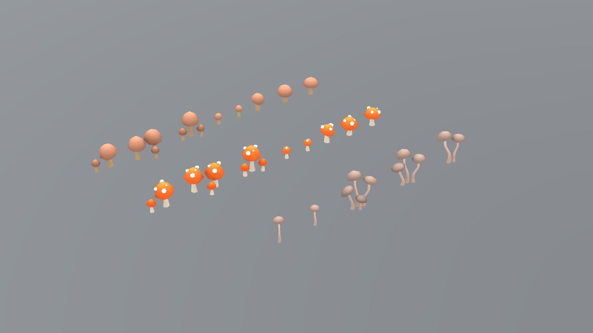 Stylized Vegetation Pack - V1 Low-poly 3D model_9