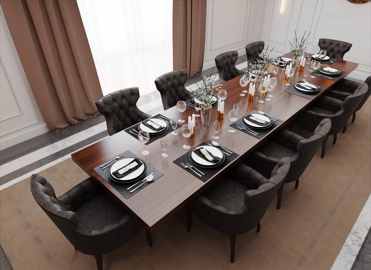 Neoclassic Interior Hall Low-poly 3D model_10