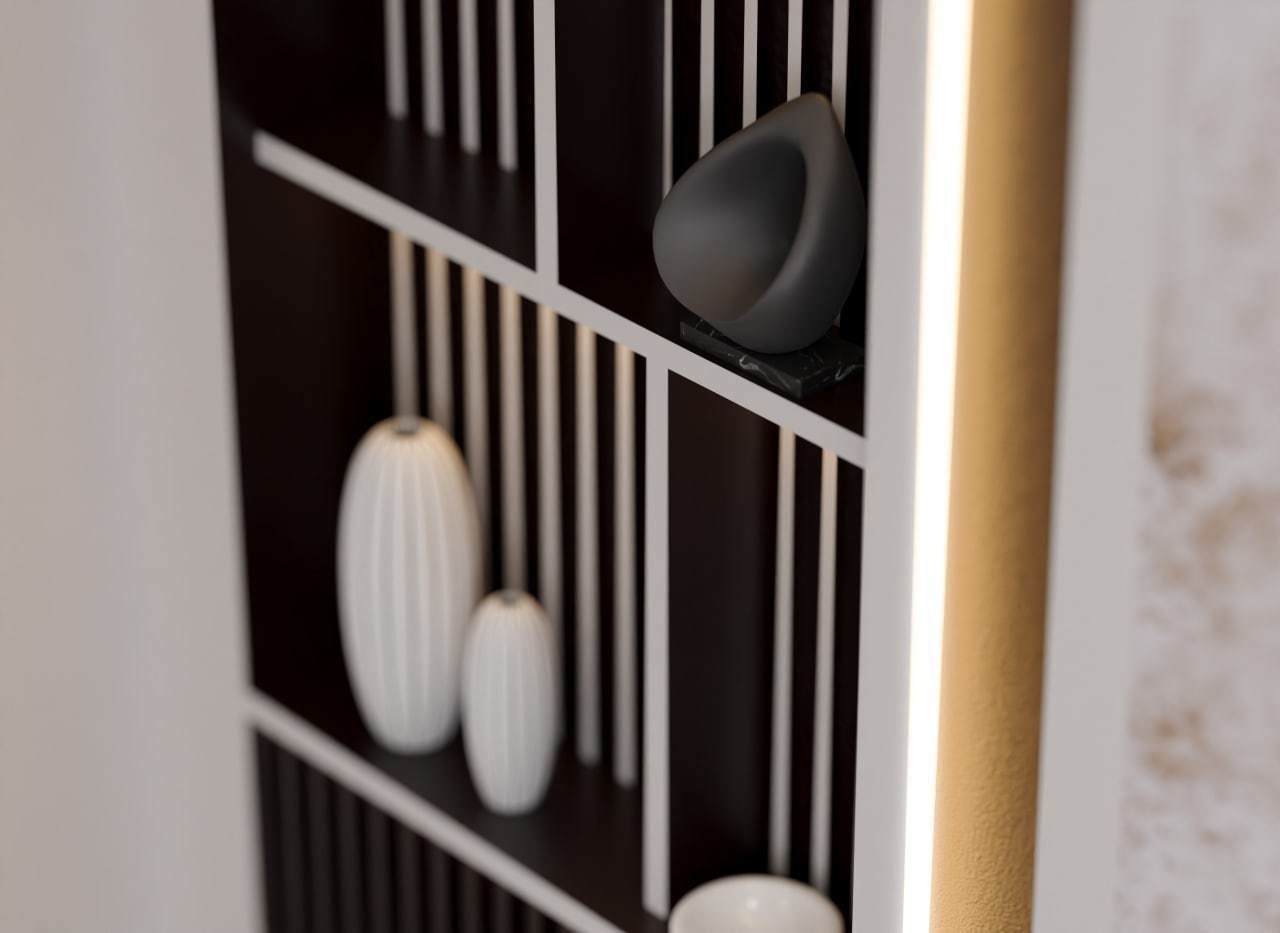 Neoclassic Interior Hall Low-poly 3D model_14