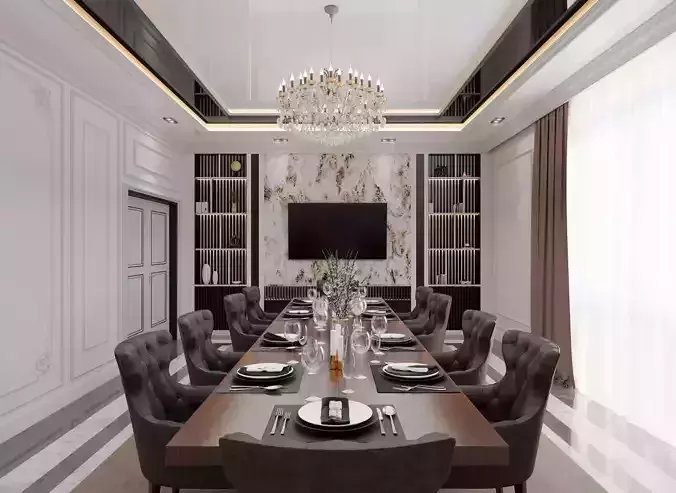 Neoclassic Interior Hall