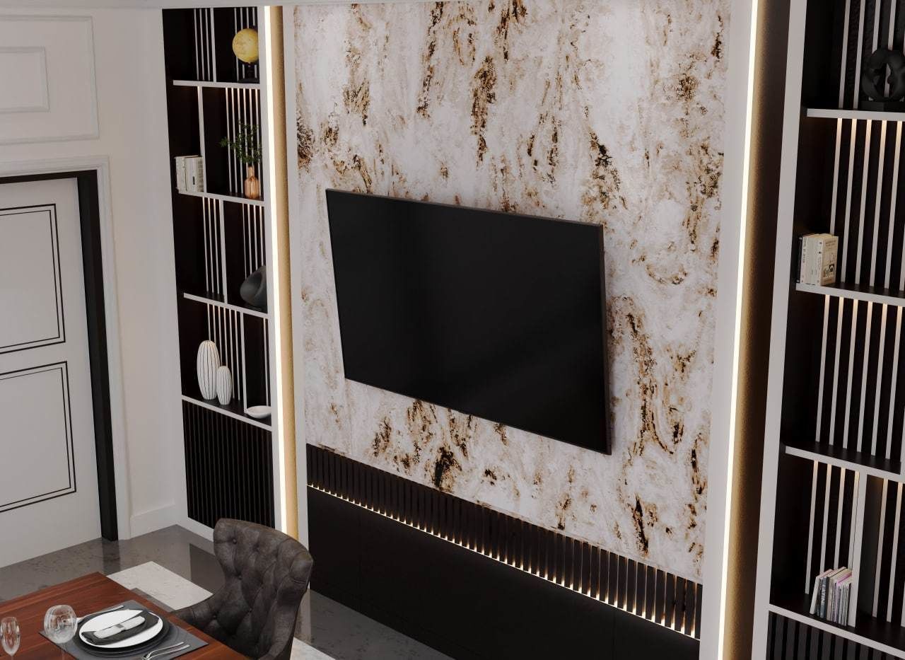 Neoclassic Interior Hall Low-poly 3D model_15