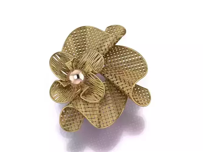 Engagement filigree ring 