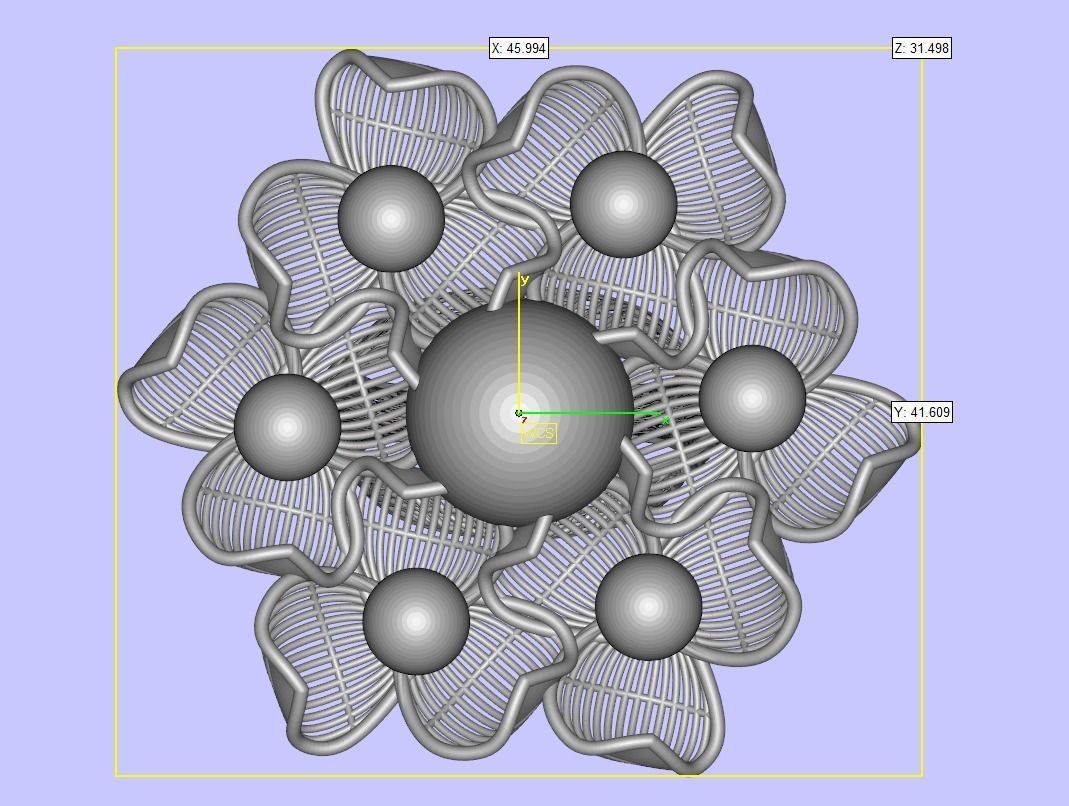 Top curves filigree design ring for women 3D print model_3