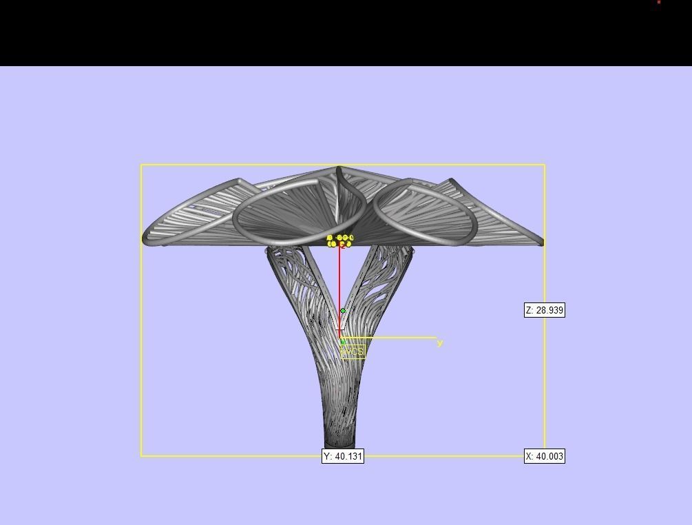 Corn of gold filigree design ring 3D print model_6