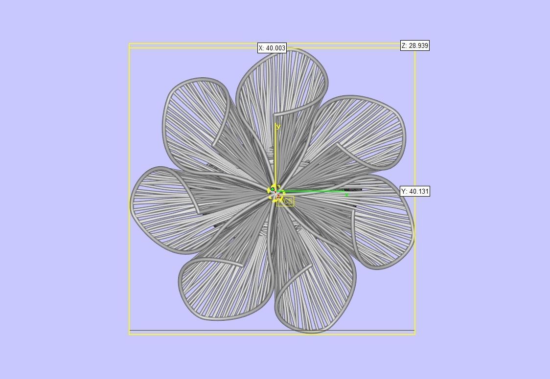 Corn of gold filigree design ring 3D print model_2