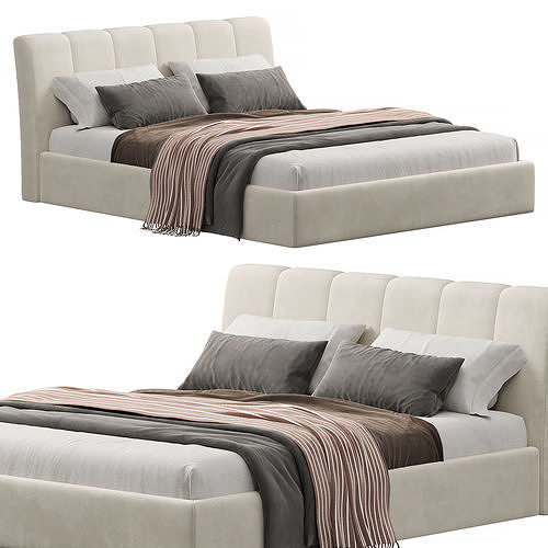 NORMA BED by Vienna Cream 3D model