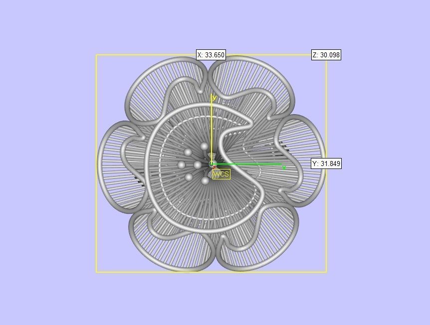 Elegant Filigree Ring 3D print model_7