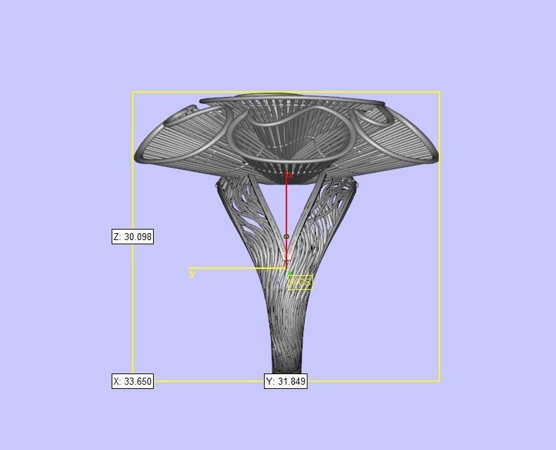 Elegant Filigree Ring 3D print model_5