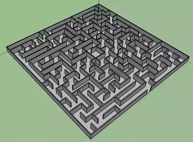 Maze 3D free  Free 3D model
