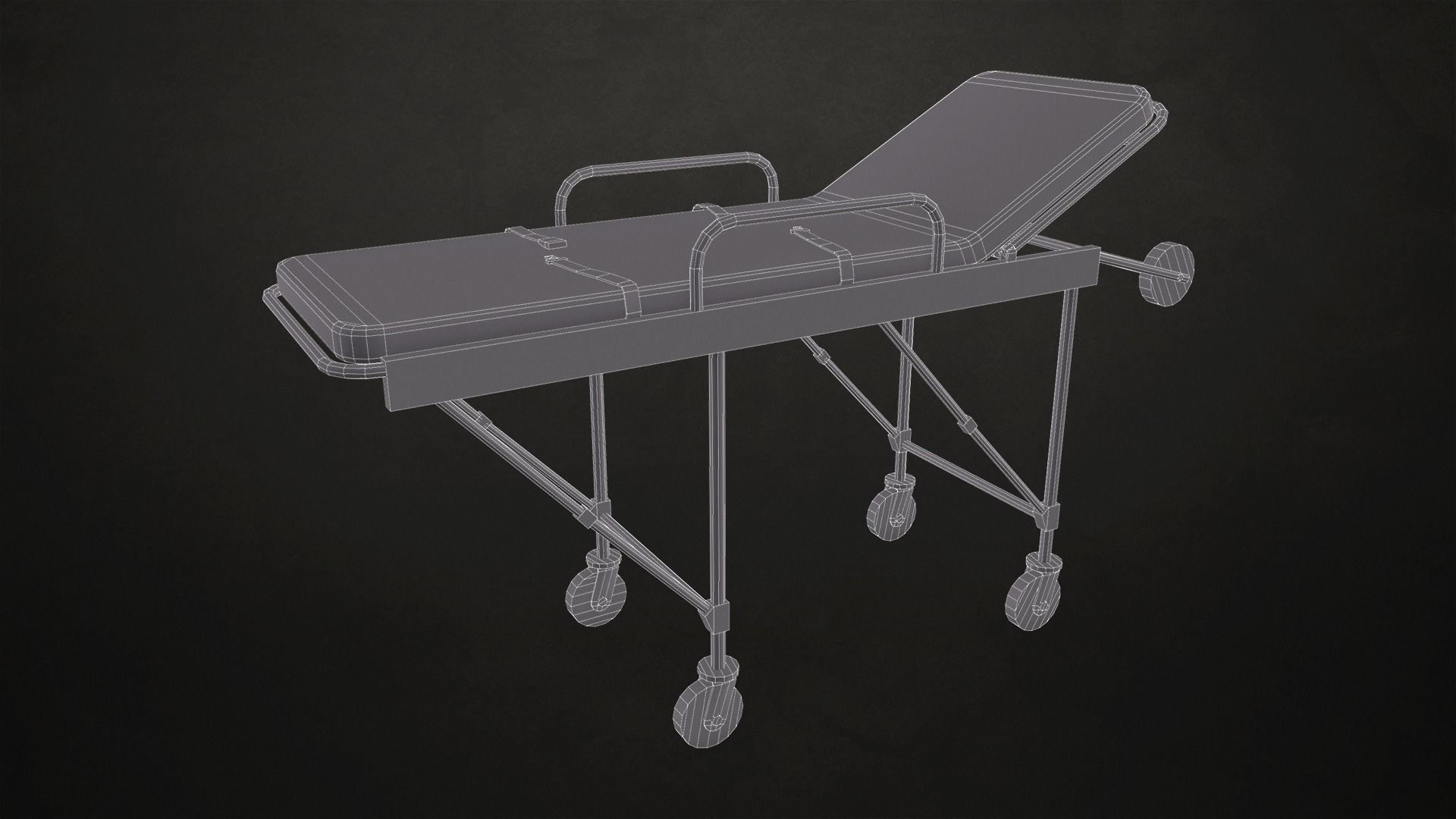 Ambulance Type 3 - V4 Low-poly 3D model_22