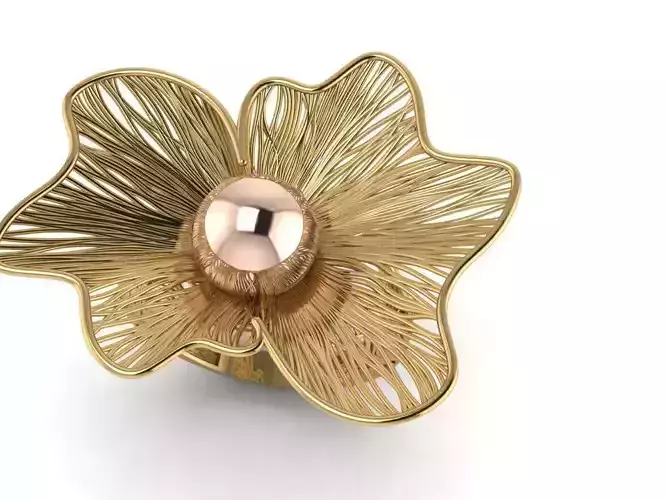 Unique filigree ring