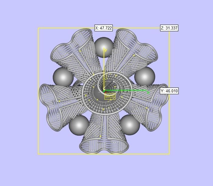 Adorable very beautiful Filigree Ring 3D print model_4