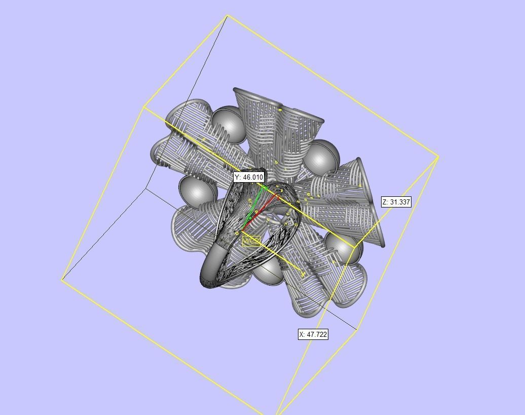 Adorable very beautiful Filigree Ring 3D print model_10