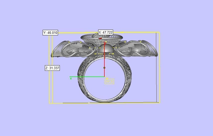 Adorable very beautiful Filigree Ring 3D print model_8