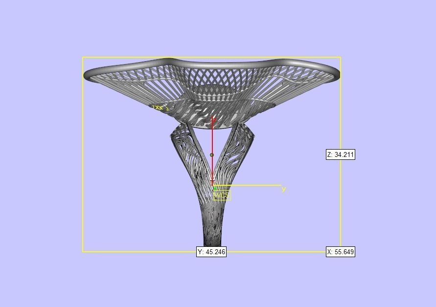Butterfly filigree ring 3D print model_3