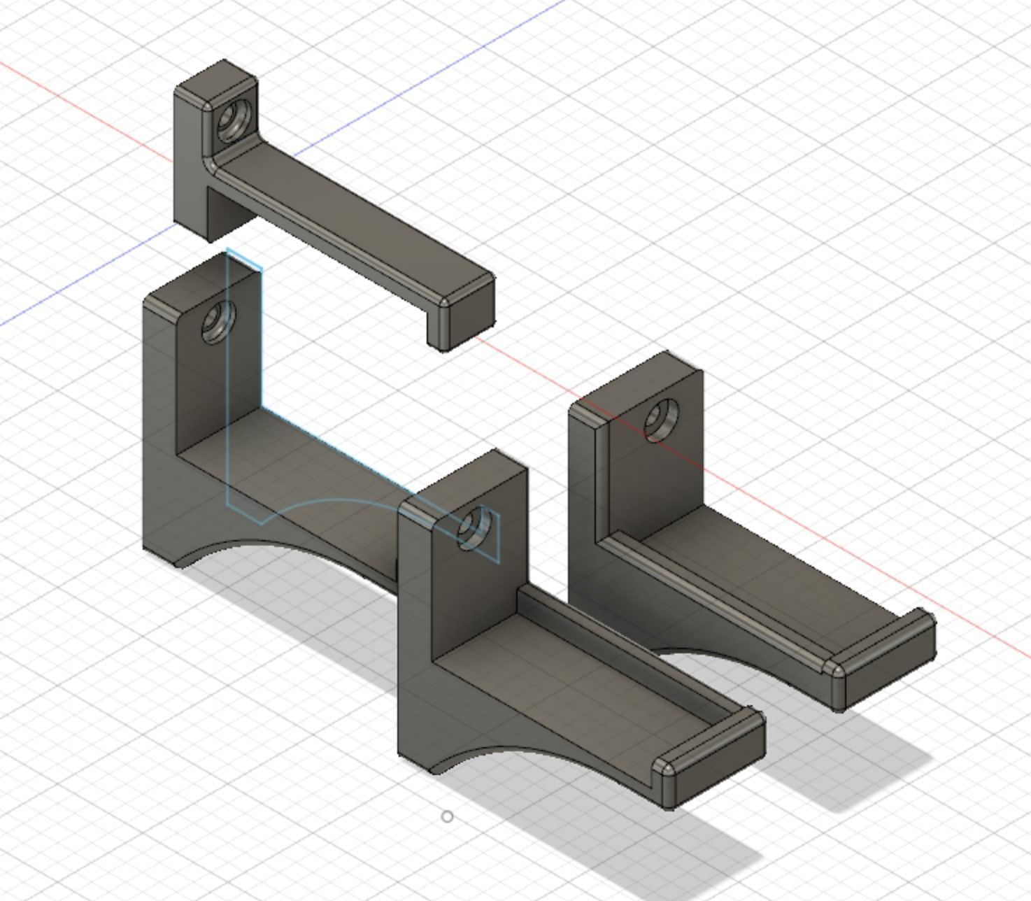 XBOX SERIES S SLIDE IN DOCK ON WALL 3D print model_4