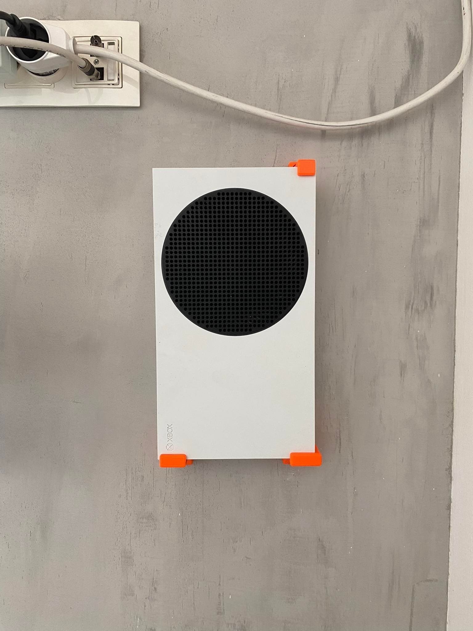 XBOX SERIES S SLIDE IN DOCK ON WALL 3D print model_2