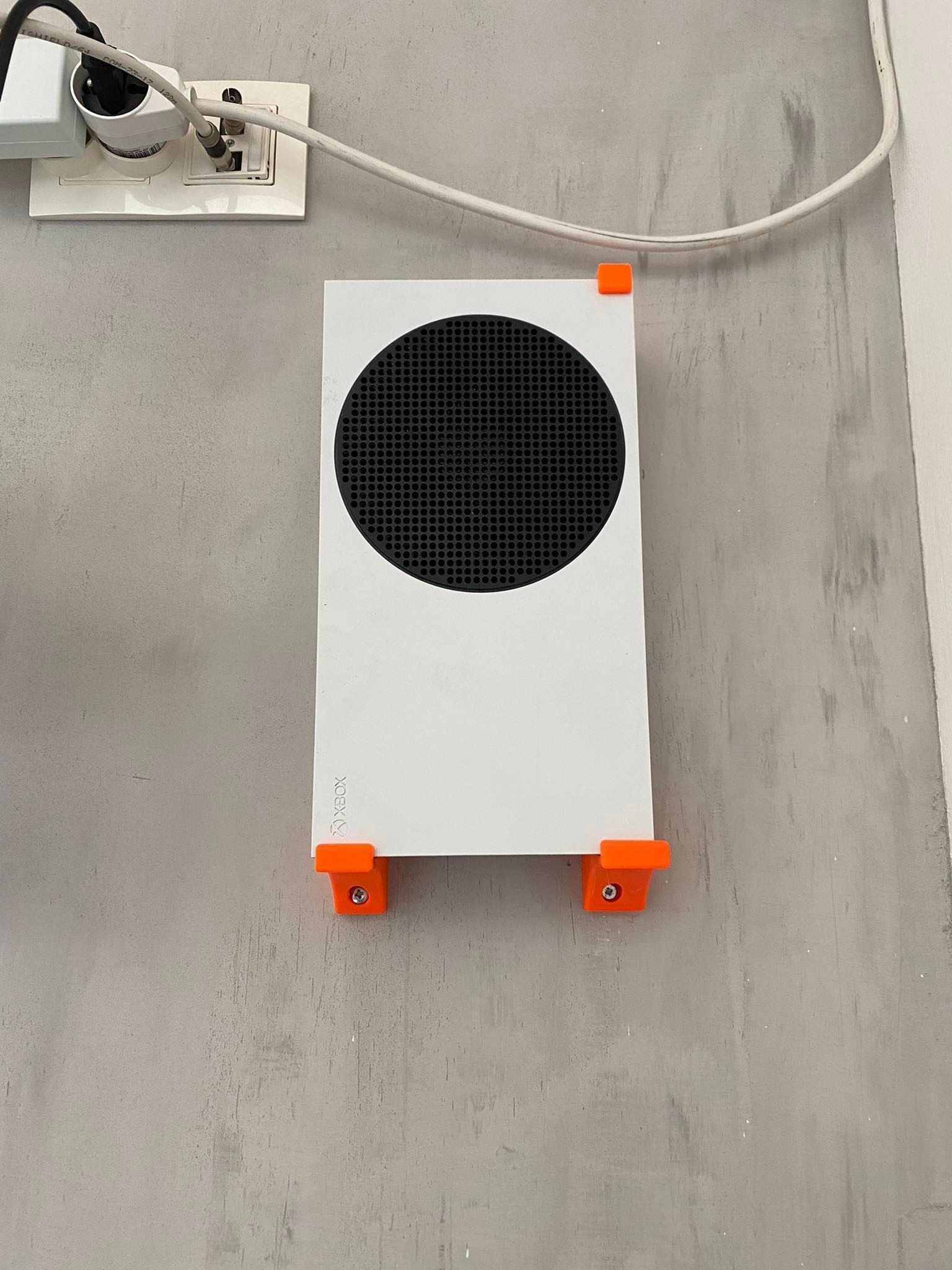 XBOX SERIES S SLIDE IN DOCK ON WALL 3D print model_3