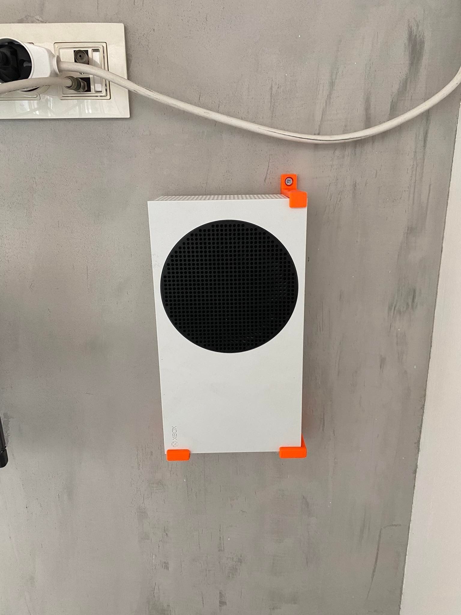 XBOX SERIES S SLIDE IN DOCK ON WALL 3D print model_1