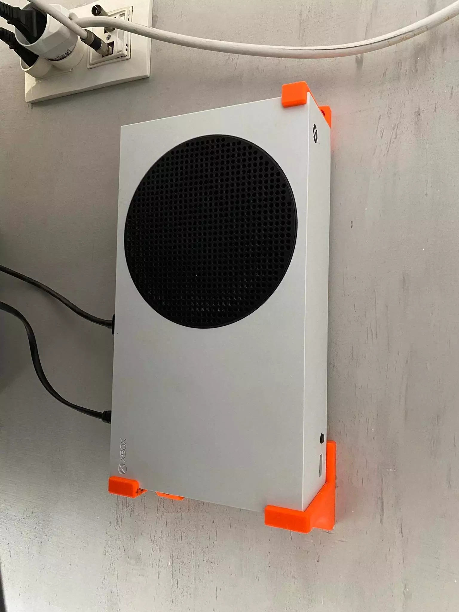 XBOX SERIES S SLIDE IN DOCK ON WALL 3D print model_0