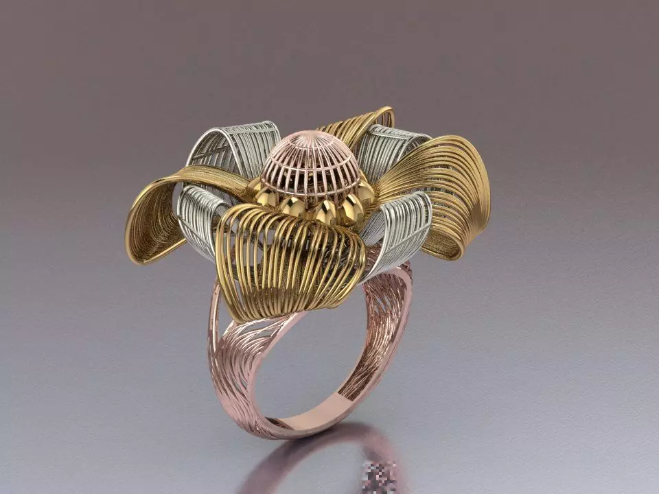 bending curves filigree 3D print model_0