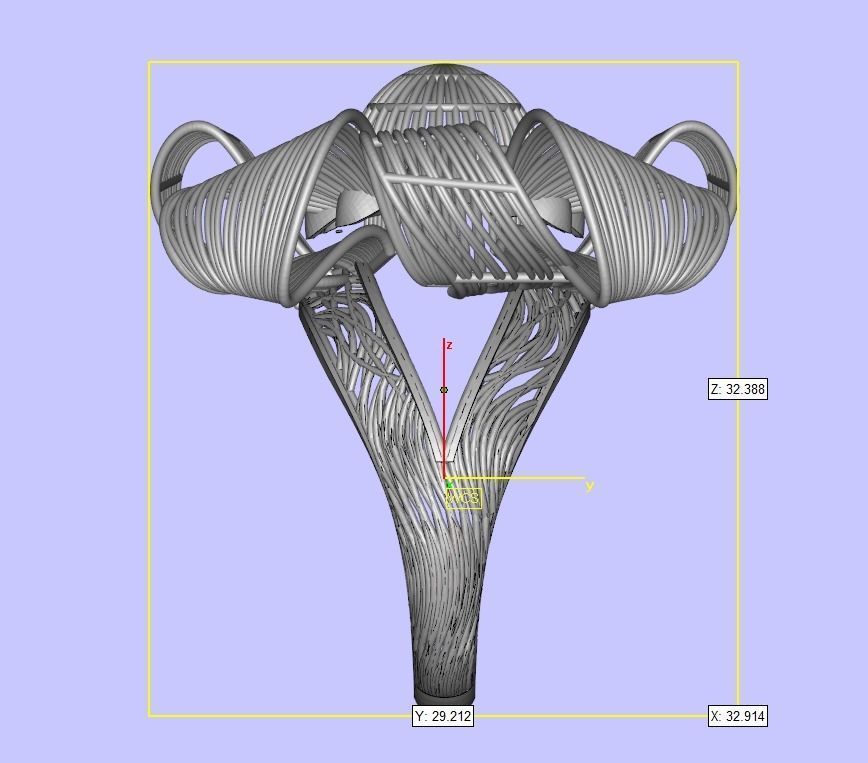 bending curves filigree 3D print model_5