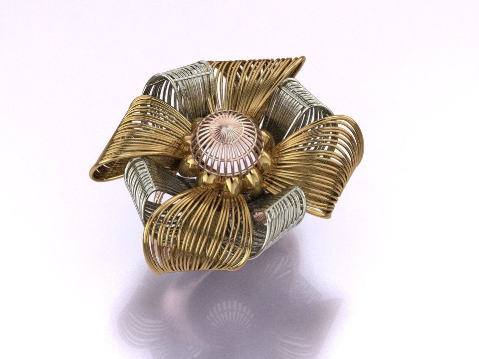 bending curves filigree 3D print model_6