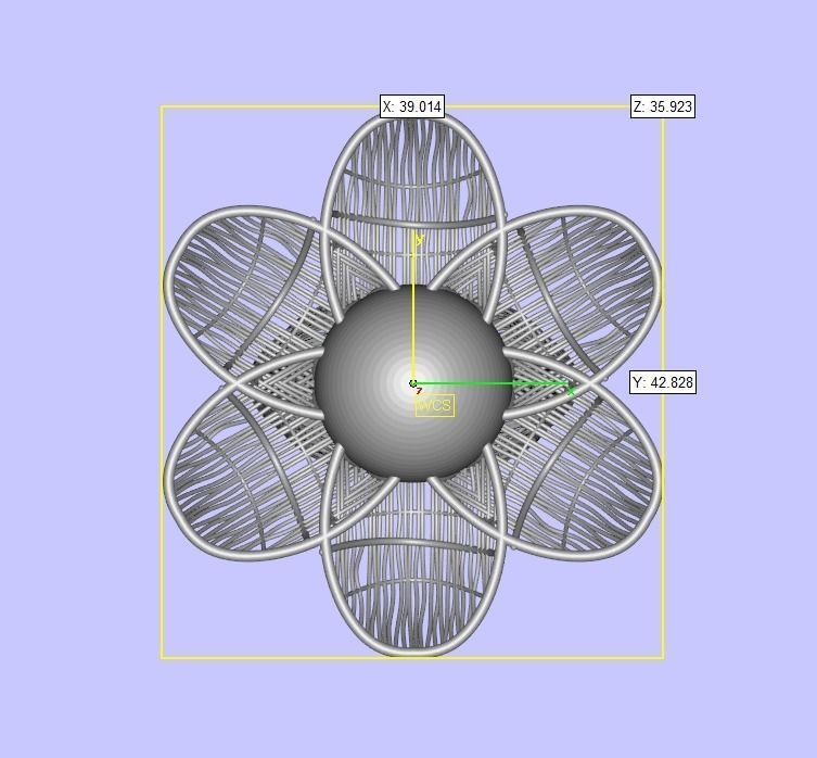 antique plain gold beautiful filigree ring 3D print model_4