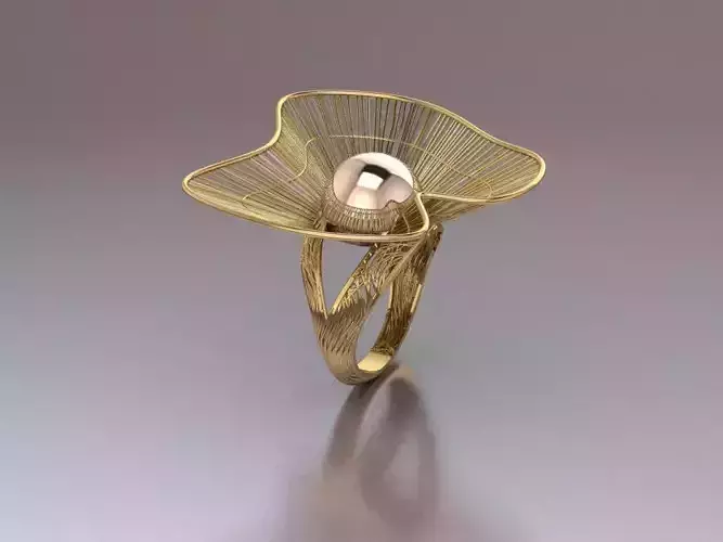 Ho ho ho ho filigree ring