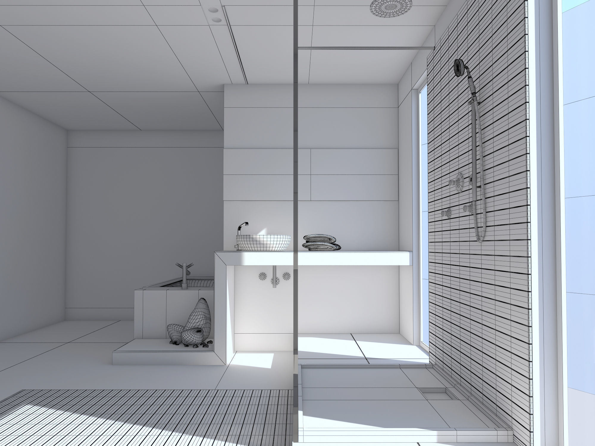 Bathroom 08 3D model_7