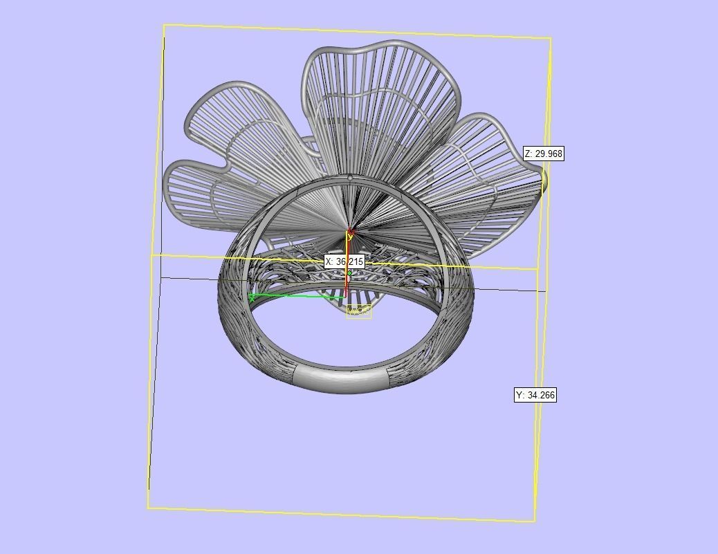 Easy to print filigree 3D print model_7