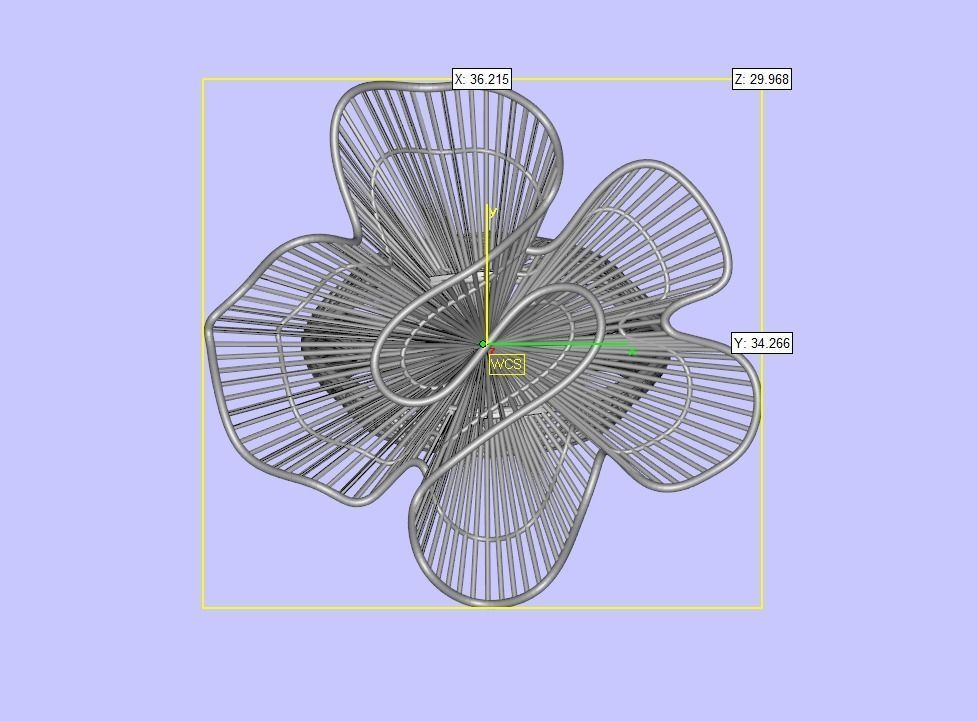Easy to print filigree 3D print model_5