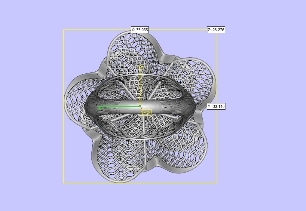 Chamundaai Namah filigree design for 3d print 3D print model_6