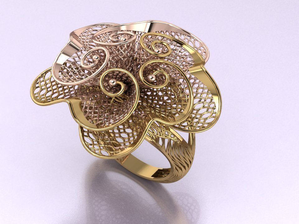 Chamundaai Namah filigree design for 3d print 3D print model_1